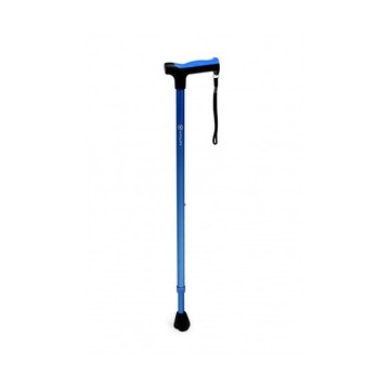 bastone regolabile in altezza blu