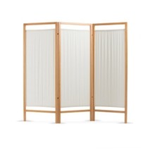 paravento in legno 3 ante cotone ignifugo