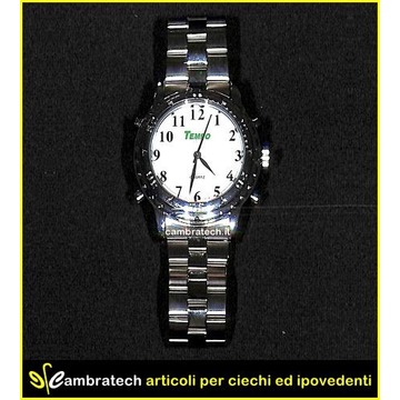 Vendita orologio parlante in acciaio con lancette tempo | RehaStore il  miglior negozio di articoli sanitari e ortopedici online