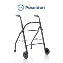 rollator pieghevole in acciao verniciato - 2 ruote - poseidon