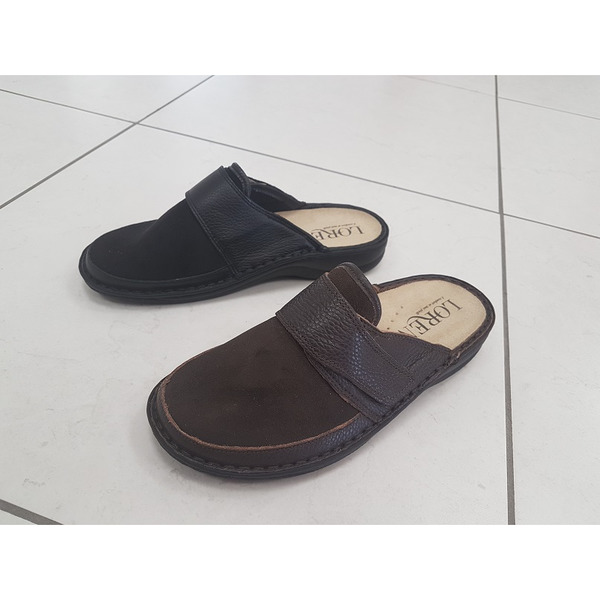 CIABATTA DA UOMO IN MICROFIBRA ELASTICA Blu - Fly Flot Inverno - Classic - Foto 7