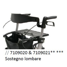 sostegno lombare per rollator gemino