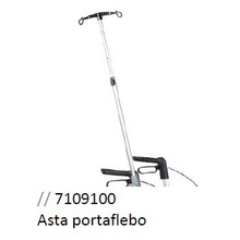 asta portaflebo per rollator gemino