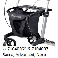 sacca portaoggetti advanced per rollator gemino