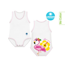 j-bimbo body elasticizzato 0-36 mesi fresco cotone bio tropical