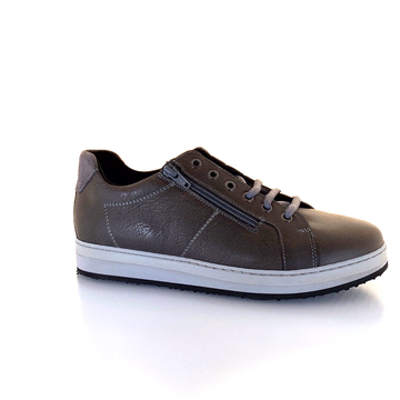 Igi - scarpa uomo con cerniera e lacci in pelle scamosciata - Menphis  Calzature