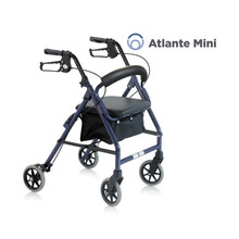 moretti rollator pieghevole in alluminio verniciato atlante mini