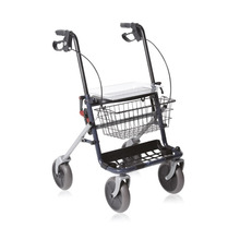 rollator pieghevole in acciaio verniciato 4 ruote dyone 1.0