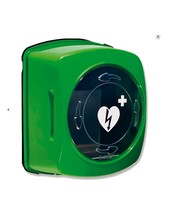 teca per defibrillatore - con apertura rotante per interni