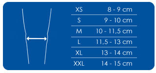 Thuasne ACL Rebel pro brace maten